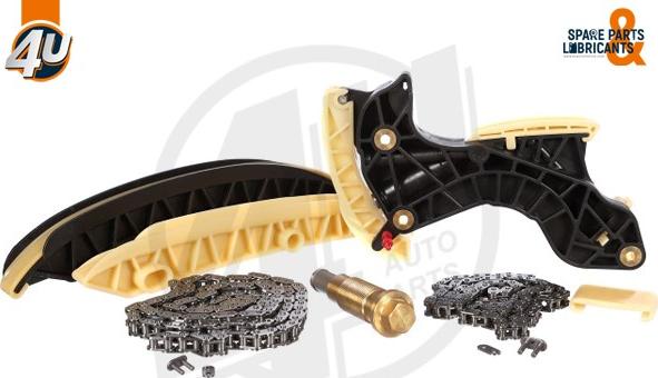 4U Autoparts 44043MR - Комплект ангренажна верига vvparts.bg