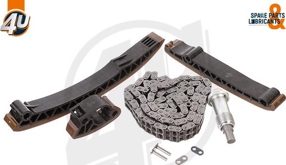 4U Autoparts 44051MR - Комплект ангренажна верига vvparts.bg