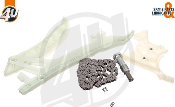 4U Autoparts 44025BW - Комплект ангренажна верига vvparts.bg