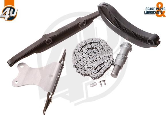 4U Autoparts 44026BW - Комплект ангренажна верига vvparts.bg