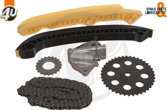 4U Autoparts 44105VV - Комплект ангренажна верига vvparts.bg