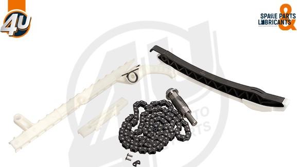 4U Autoparts 44116MR - Комплект ангренажна верига vvparts.bg