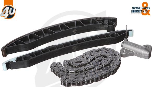 4U Autoparts 44186RN - Комплект ангренажна верига vvparts.bg