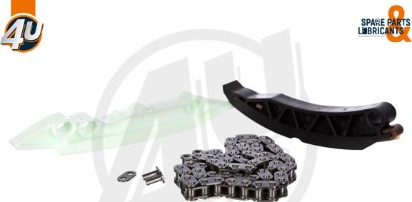 4U Autoparts 44128BW - Комплект ангренажна верига vvparts.bg