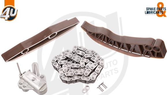 4U Autoparts 44122BW - Комплект ангренажна верига vvparts.bg