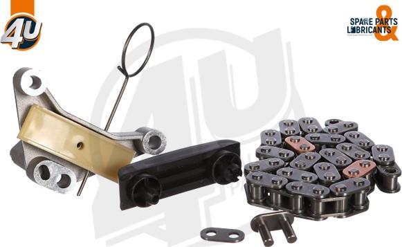 4U Autoparts 44201PU - Верига, задвижване на маслената помпа vvparts.bg