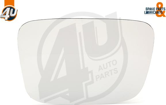 4U Autoparts 41547VV - Стъкло на огледало, външно огледало vvparts.bg