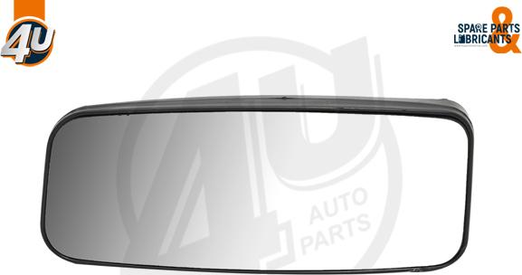 4U Autoparts 41505MR - Стъкло на огледало, външно огледало vvparts.bg