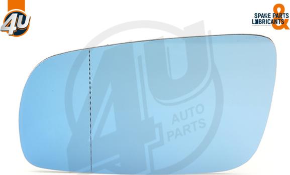 4U Autoparts 41518VV - Стъкло на огледало, външно огледало vvparts.bg