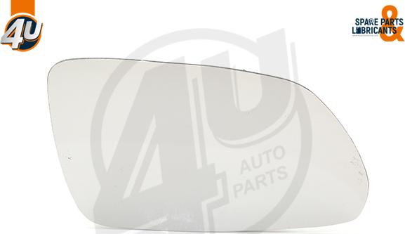 4U Autoparts 41535VV - Стъкло на огледало, външно огледало vvparts.bg