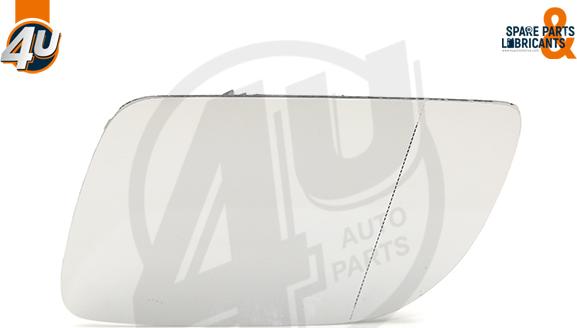 4U Autoparts 41532VV - Стъкло на огледало, външно огледало vvparts.bg