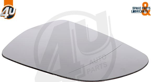 4U Autoparts 41601VV - Стъкло на огледало, външно огледало vvparts.bg