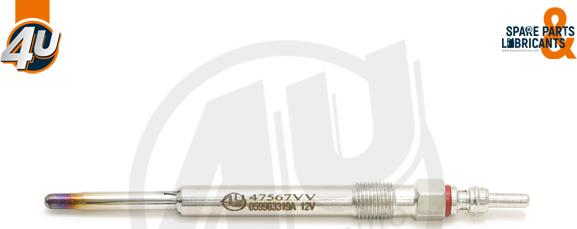 4U Autoparts 47567VV - Подгревна свещ vvparts.bg