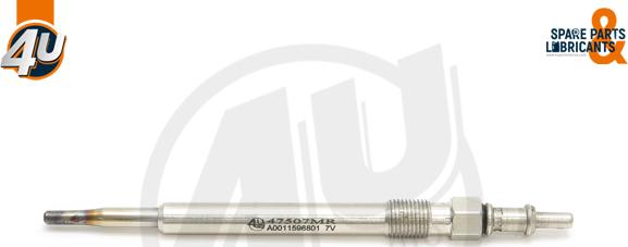 4U Autoparts 47507MR - Подгревна свещ vvparts.bg