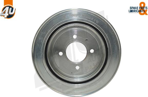 4U Autoparts 51065PU - Ремъчна шайба, колянов вал vvparts.bg