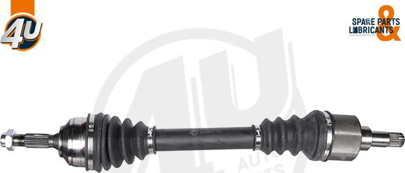 4U Autoparts 51302PU - Полуоска vvparts.bg