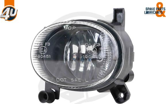 4U Autoparts 60274AU - Фар за мъгла vvparts.bg