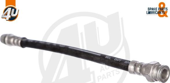 4U Autoparts 62489PU - Спирачен маркуч vvparts.bg