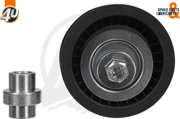 4U Autoparts 14884PU - Паразитна / водеща ролка, пистов ремък vvparts.bg