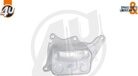 4U Autoparts 14395PU - Маслен радиатор, двигателно масло vvparts.bg