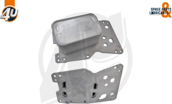 4U Autoparts 14375BW - Маслен радиатор, двигателно масло vvparts.bg