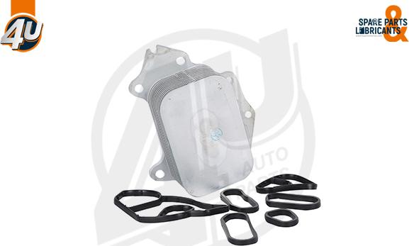 4U Autoparts 14275PU - Маслен радиатор, двигателно масло vvparts.bg