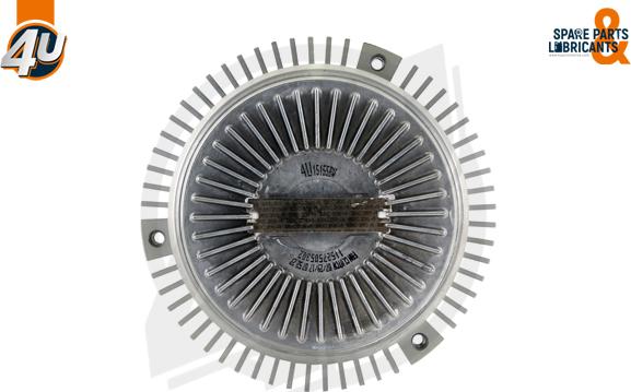 4U Autoparts 15155BW - Съединител, вентилатор на радиатора vvparts.bg