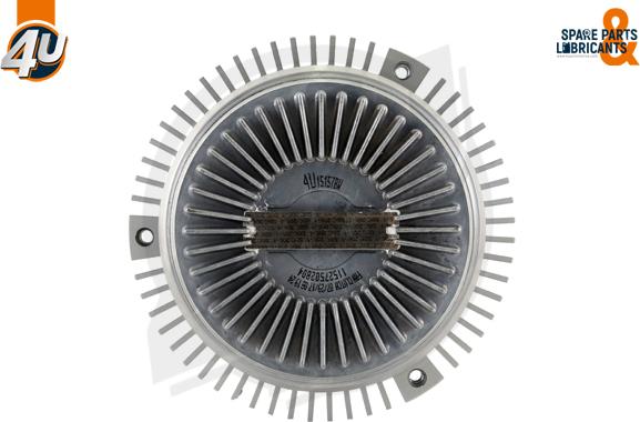4U Autoparts 15157BW - Съединител, вентилатор на радиатора vvparts.bg