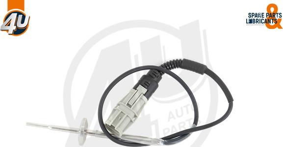 4U Autoparts 18414MN - Датчик, температура на изгорелите газове vvparts.bg