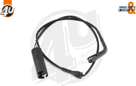 4U Autoparts 12406BW - Предупредителен контактен сензор, износване на накладките vvparts.bg