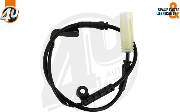 4U Autoparts 12414BW - Предупредителен контактен сензор, износване на накладките vvparts.bg