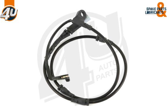 4U Autoparts 12418BW - Предупредителен контактен сензор, износване на накладките vvparts.bg