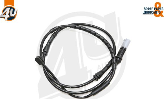 4U Autoparts 12439BW - Предупредителен контактен сензор, износване на накладките vvparts.bg