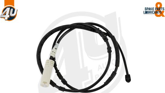 4U Autoparts 12423BW - Предупредителен контактен сензор, износване на накладките vvparts.bg