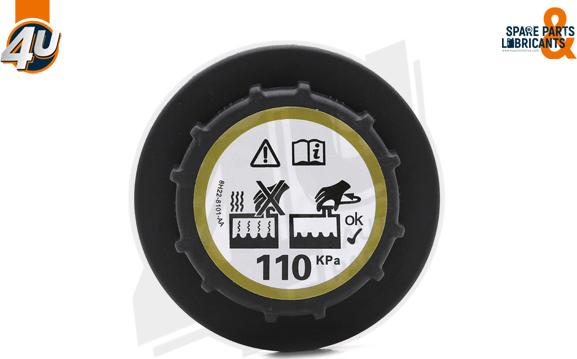 4U Autoparts 12680LR - Капачка, резервоар за охладителна течност vvparts.bg