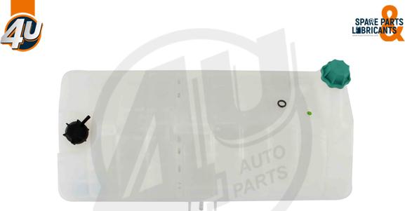4U Autoparts 12832MN - Разширителен съд, охладителна течност vvparts.bg