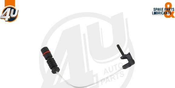 4U Autoparts 12365MR - Предупредителен контактен сензор, износване на накладките vvparts.bg