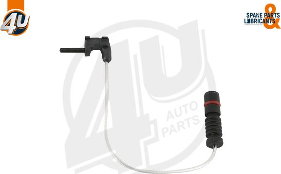 4U Autoparts 12366MR - Предупредителен контактен сензор, износване на накладките vvparts.bg