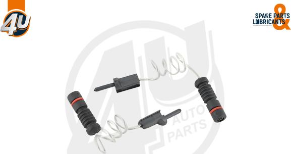 4U Autoparts 12363MR - Предупредителен контактен сензор, износване на накладките vvparts.bg