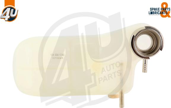 4U Autoparts 12700MR - Разширителен съд, охладителна течност vvparts.bg