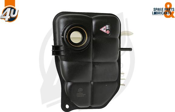 4U Autoparts 12707MR - Разширителен съд, охладителна течност vvparts.bg