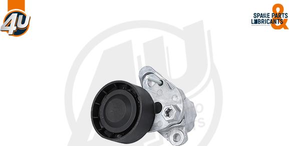 4U Autoparts 34454VV - Ремъчен обтегач, пистов ремък vvparts.bg