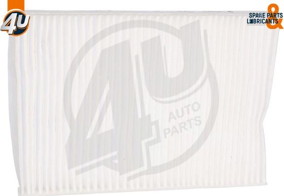 4U Autoparts 34258PU - Филтър купе (поленов филтър) vvparts.bg