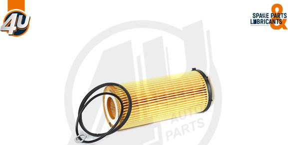 4U Autoparts 33572BW - Маслен филтър vvparts.bg