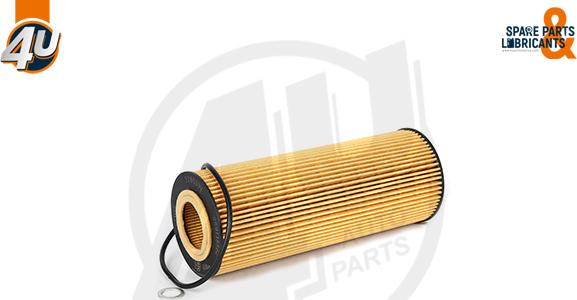 4U Autoparts 33853VV - Маслен филтър vvparts.bg