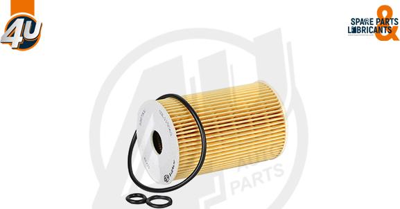 4U Autoparts 33879VV - Маслен филтър vvparts.bg