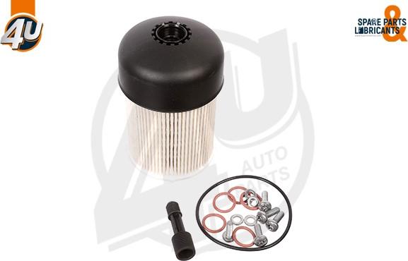 4U Autoparts 33338MR - Горивен филтър vvparts.bg