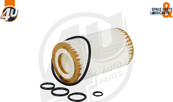 4U Autoparts 33267MR - Маслен филтър vvparts.bg