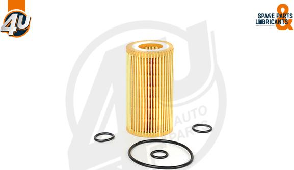 4U Autoparts 33210MR - Маслен филтър vvparts.bg