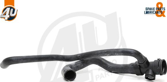 4U Autoparts 21041VV - Маркуч на радиатора vvparts.bg